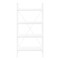 Monarch Specialties Bookshelf, Bookcase, 4 Tier, 48 in.H, Office, Bedroom, White Laminate, White Metal, Contemporary I 7801 - alternate 7
